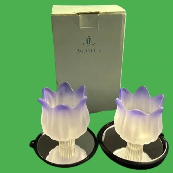 Party Lite Purple Tulip Pegutes - Picture 5 of 13